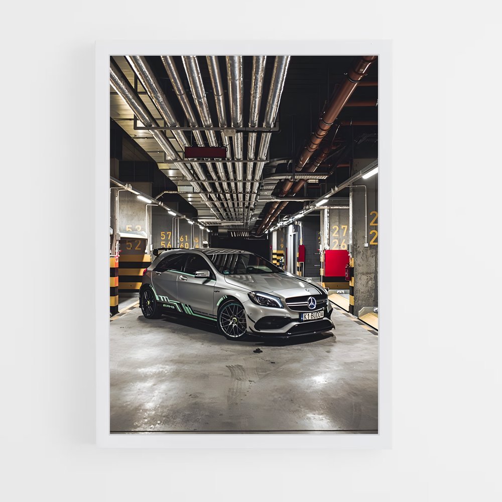 Poster Supercar Élégance – affiche Mercedes (vue 3)